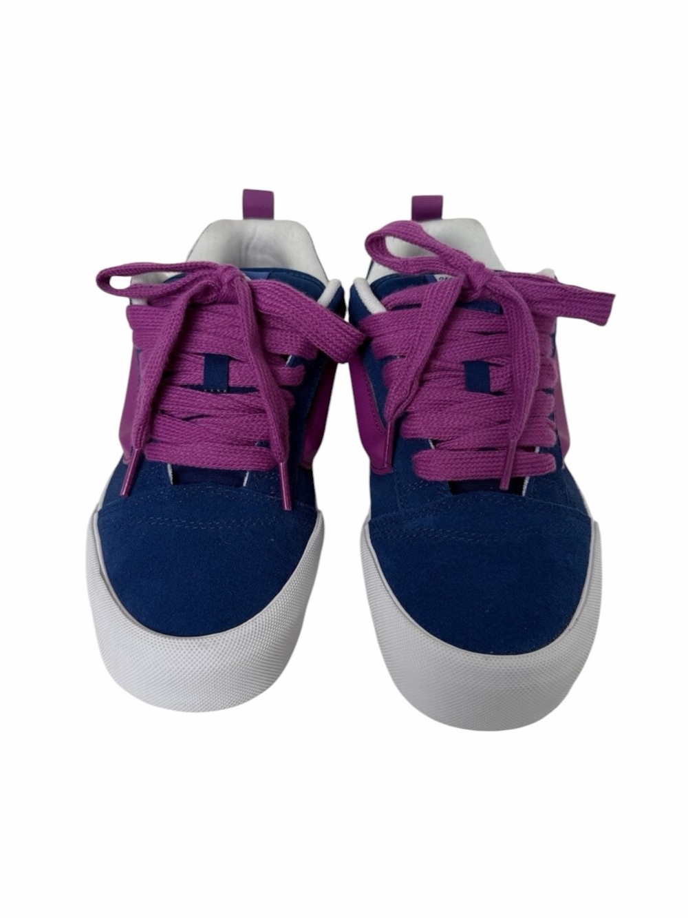 Vans Knu Skool Navy Blue Purple Suede Chunky Skate Shoes Womens 8.5 - Picture 3 of 8